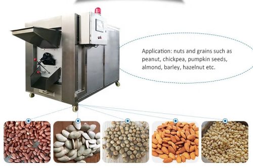 peanut roaster machine